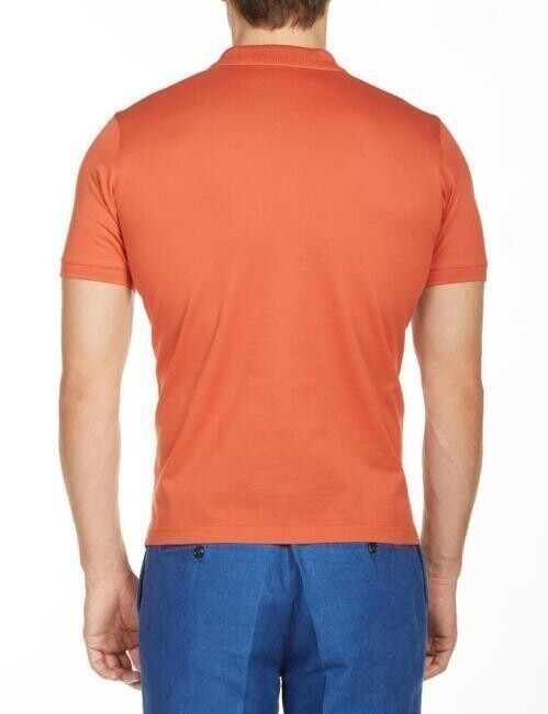 Erkek Polo Yaka T-Shirt Yanık Oranj - Bisse (1)